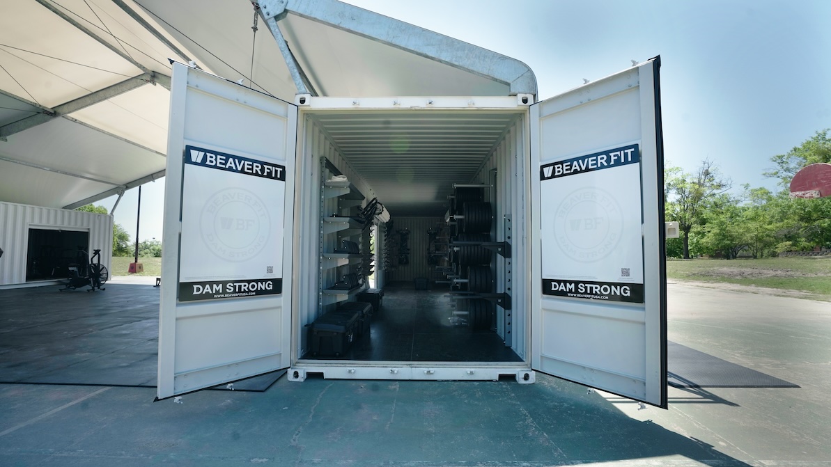 BeaverFit Performance Locker with interior storage.