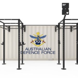 Rendering depicts the BeaverFit Mobile Training Gym for the Australian Defence Force